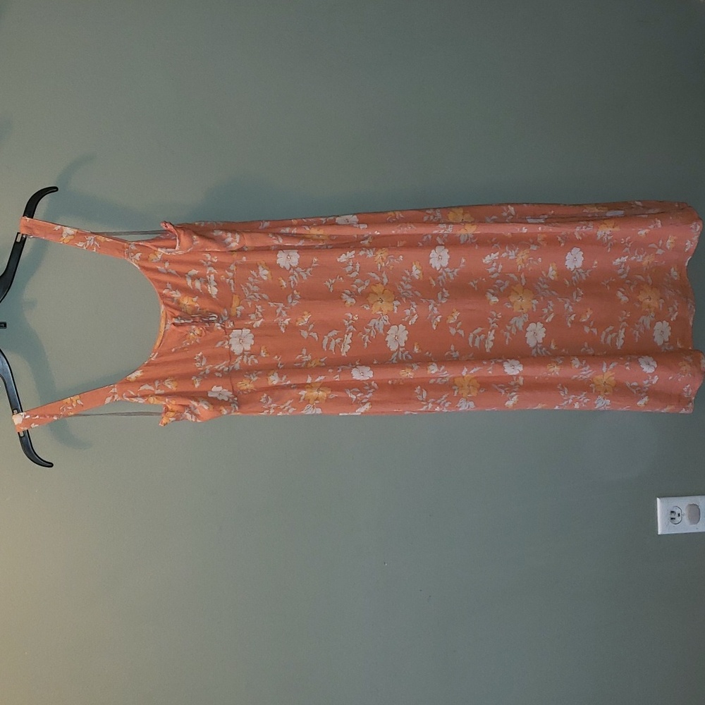 C🔹️🖤SO - Coral Floral Summer Dress